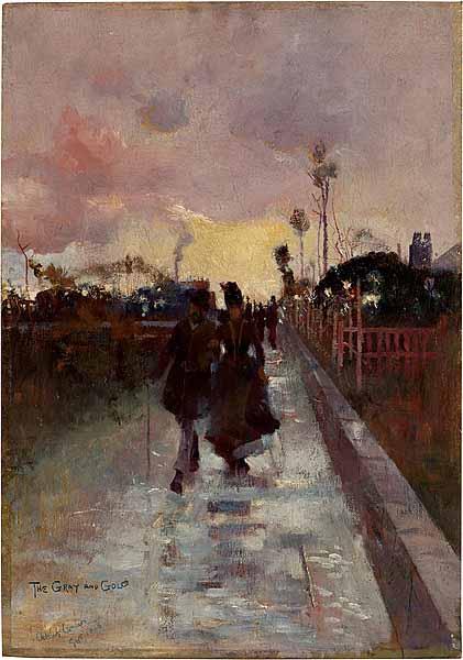 Charles conder Going Home Sweden oil painting art